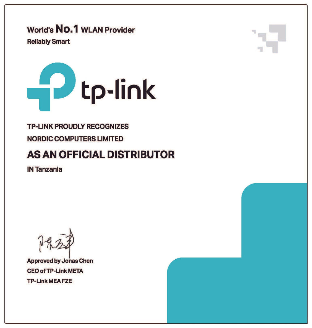 TP-Link Authorized Distributor Tanzania – Nordic Distribution TZ Limited