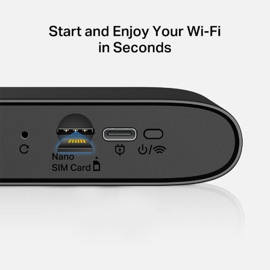 Mercusys  4G LTE Mobile Wi-Fi, 2 Year Warranty