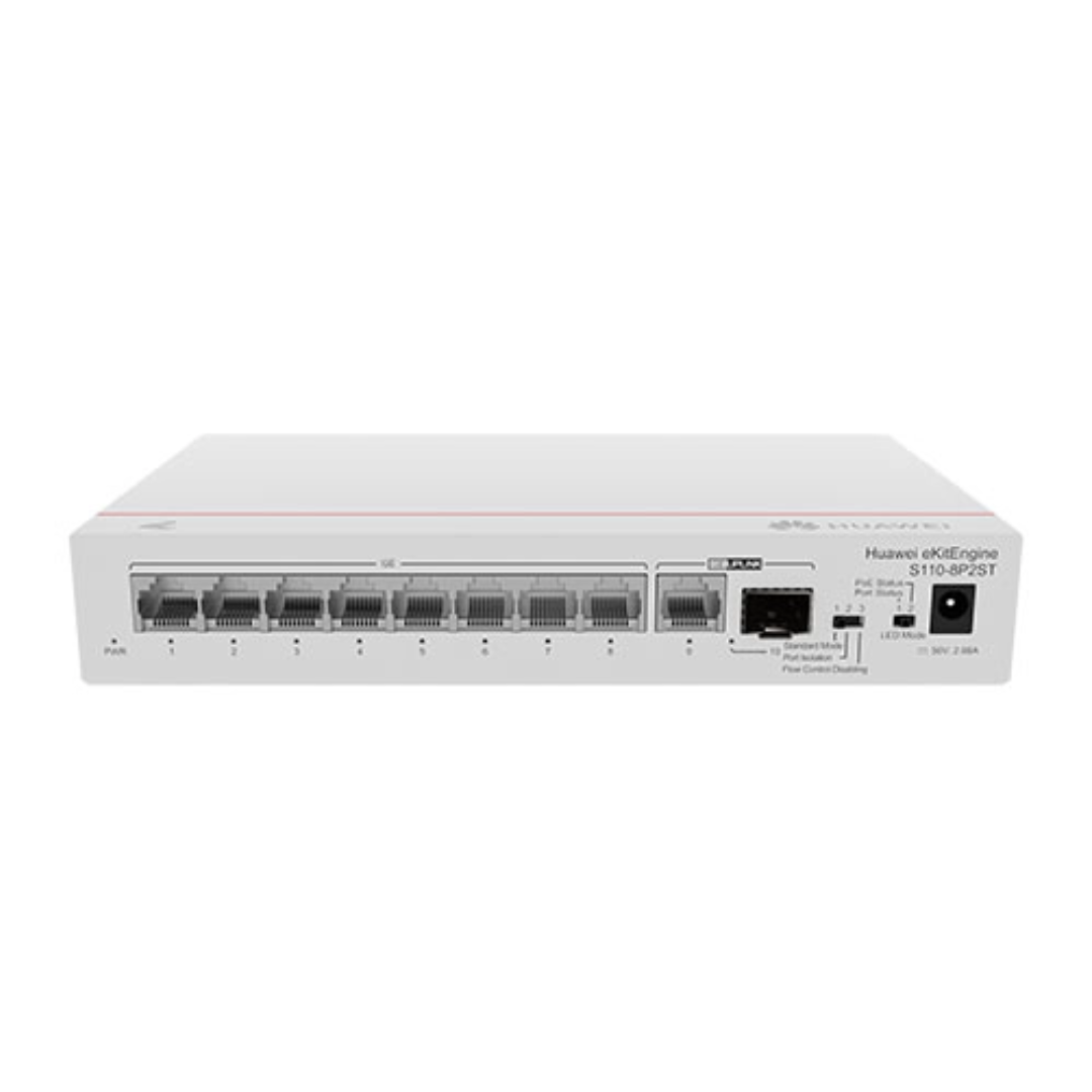 Huawei 8 Port PoE L1 Unmmanaged Gigabit Switch, 3 Year Warranty