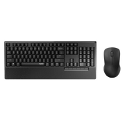 Rapoo Wireless Optical Mouse & Keyboard US_Black, 1 Year Warranty