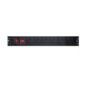 EVI PDU 6 UK sockets C14 plug