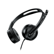 Rapoo USB Stereo headset Black, 1 Year Warranty
