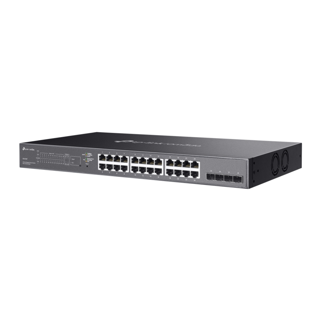 TP-Link Omada 28-Port Gigabit Smart Switch with 24-Port PoE+, 2 Year Warranty