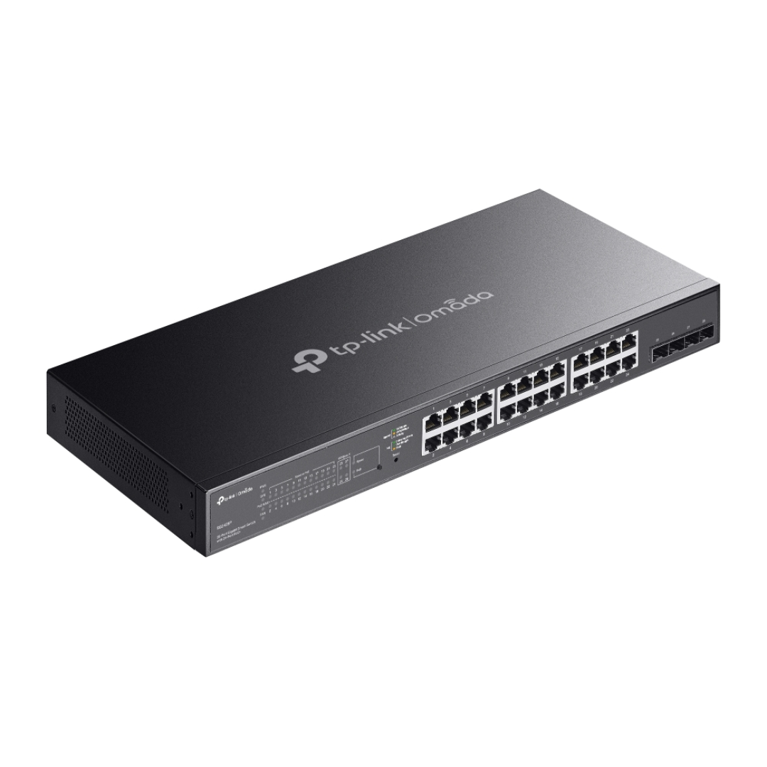 TP-Link Omada 28-Port Gigabit Smart Switch with 24-Port PoE+, 2 Year Warranty