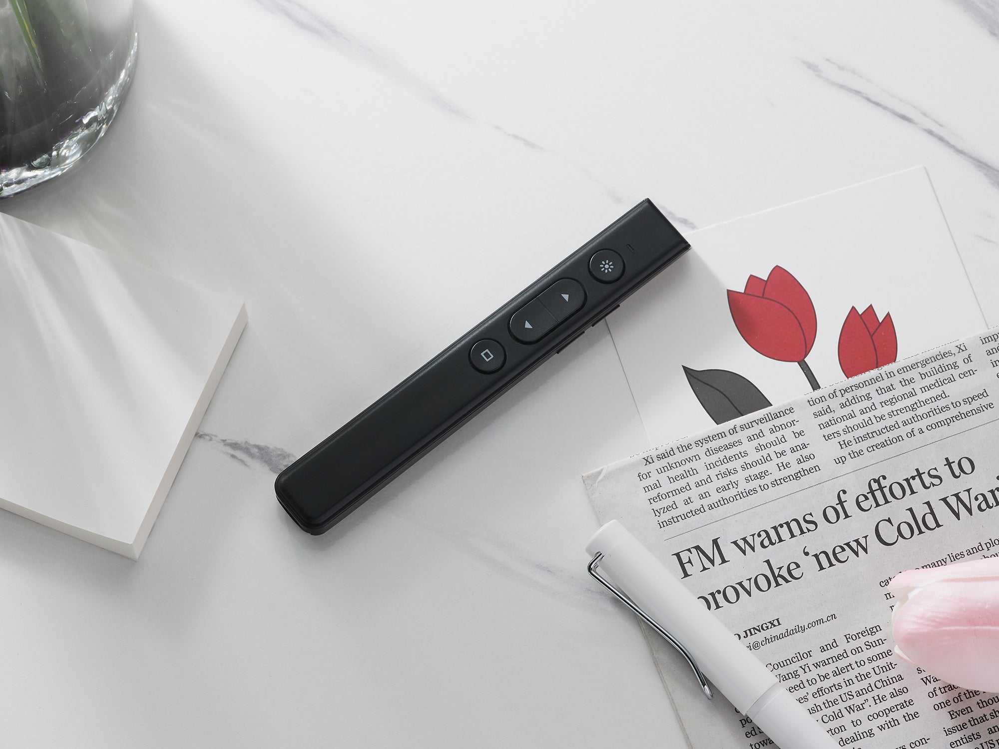Rapoo Wireless Presenter Black, 1 Year Warranty