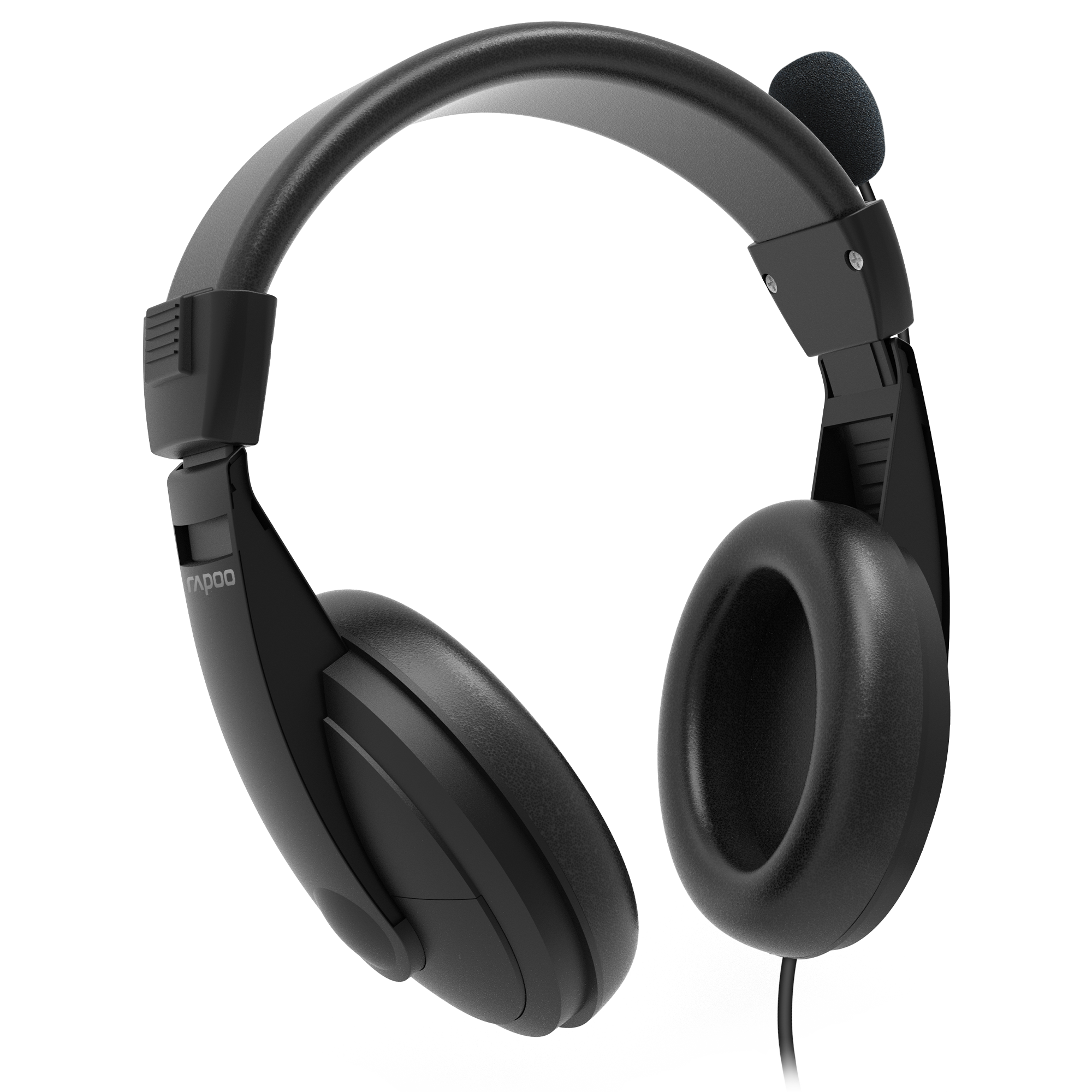 Rapoo USB Stereo headset Black, 1 Year Warranty