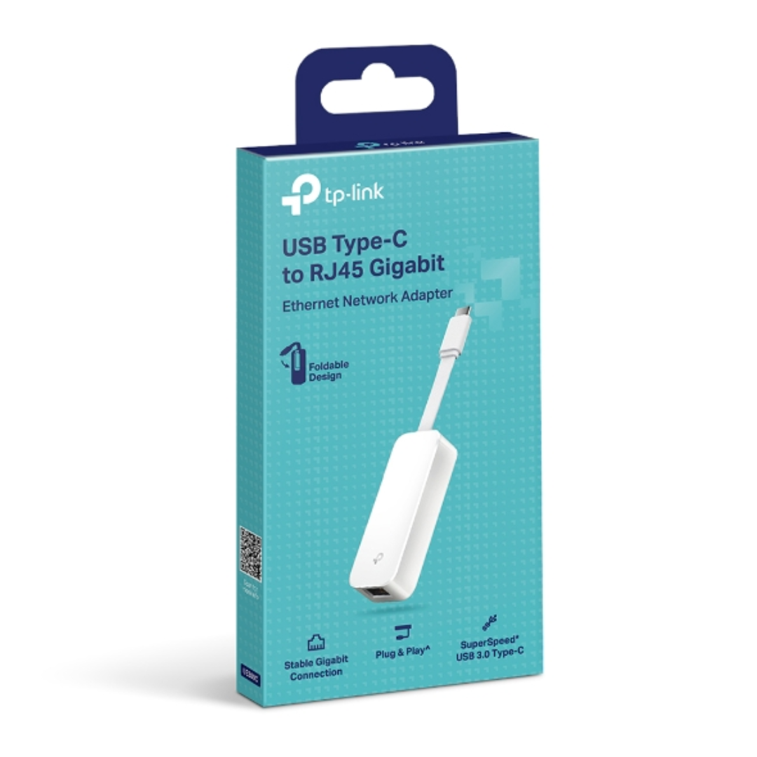 TPLink USB Type-C to RJ45 Gigabit Ethernet Network Adapter, 2 Year Warranty