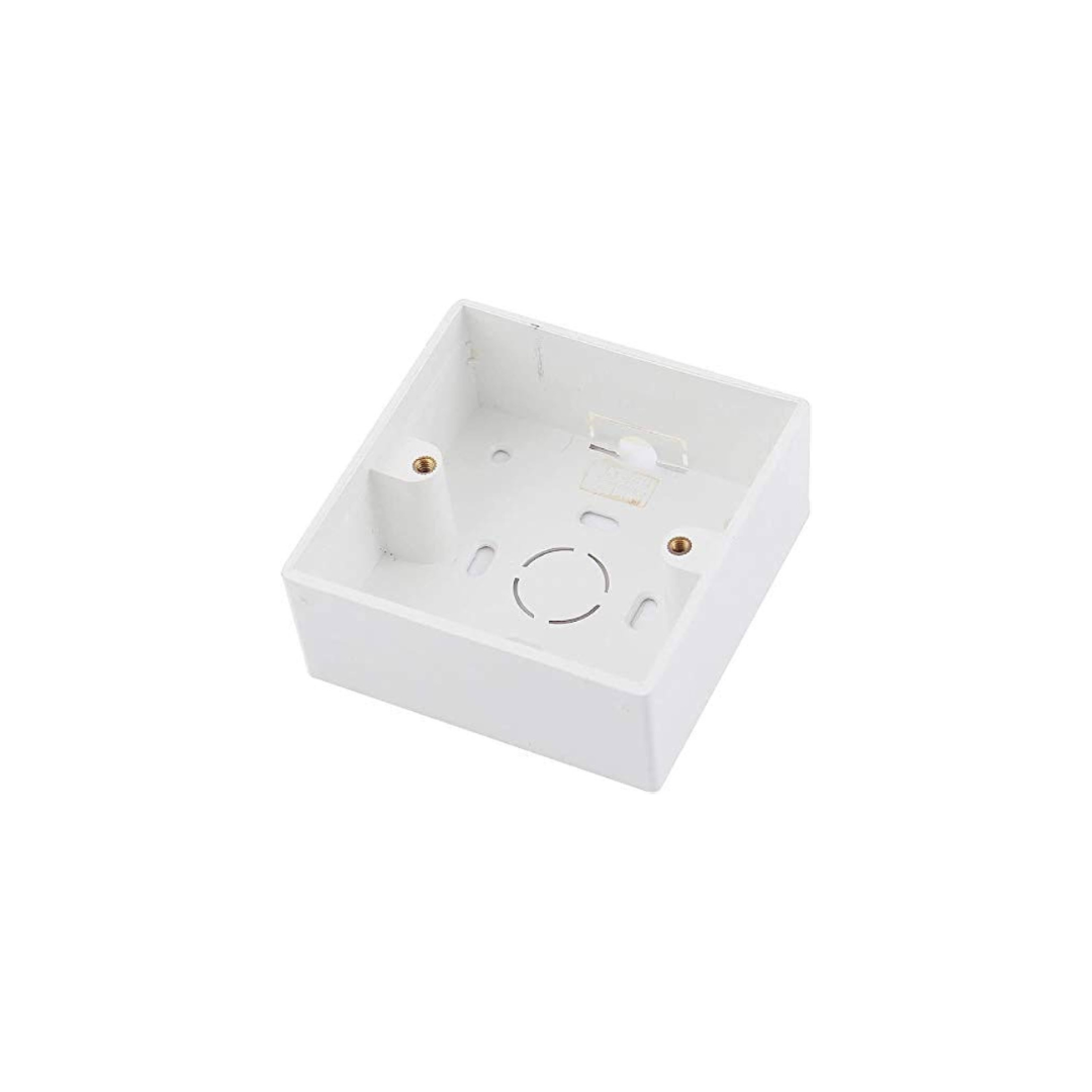 EVI Back Box for Faceplate, White