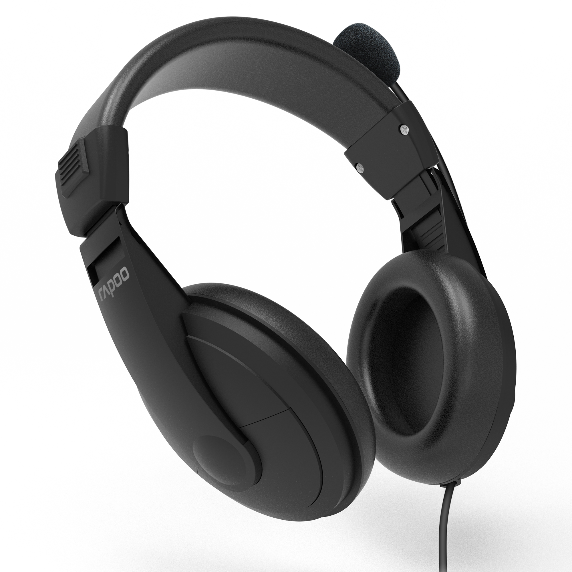 Rapoo USB Stereo headset Black, 1 Year Warranty