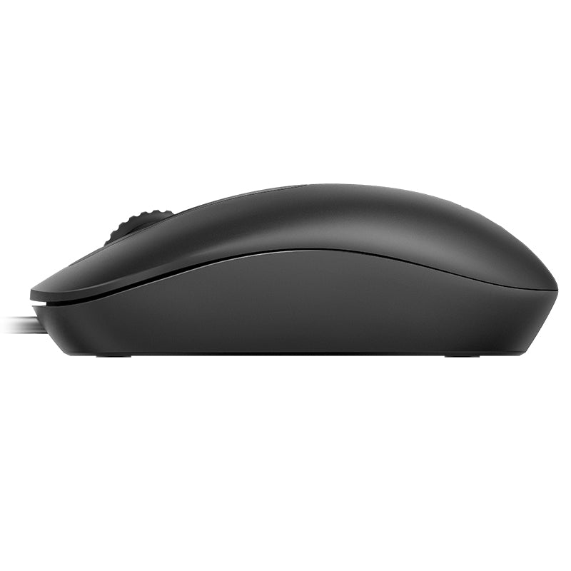 Rapoo Wired Optical Mouse Black, 1 Year Warranty