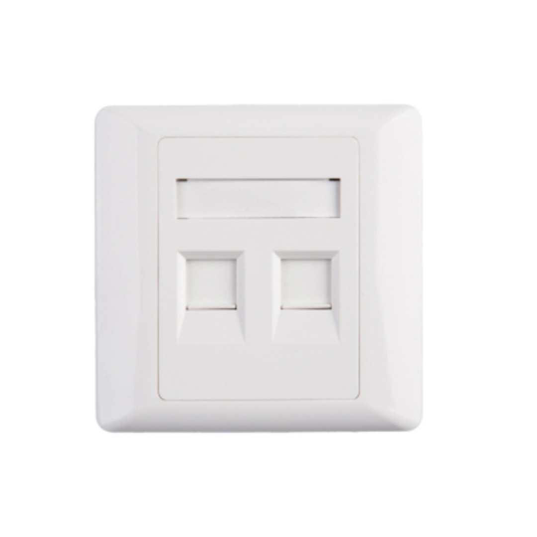 EVI Dual Faceplate, White