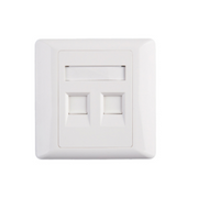 EVI Dual Faceplate, White