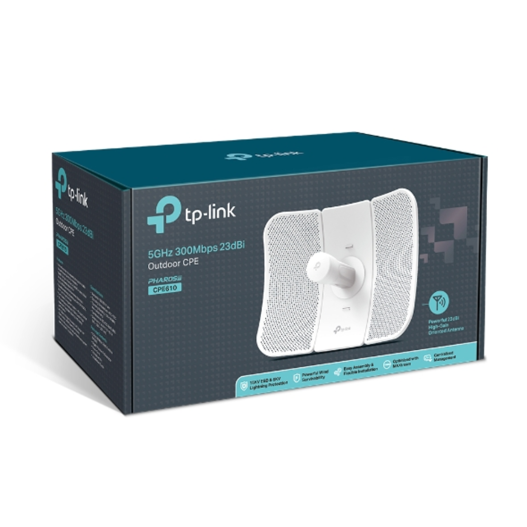TP Link 5GHz 300Mbps 23dBi Outdoor CPE, 2 Year Warranty