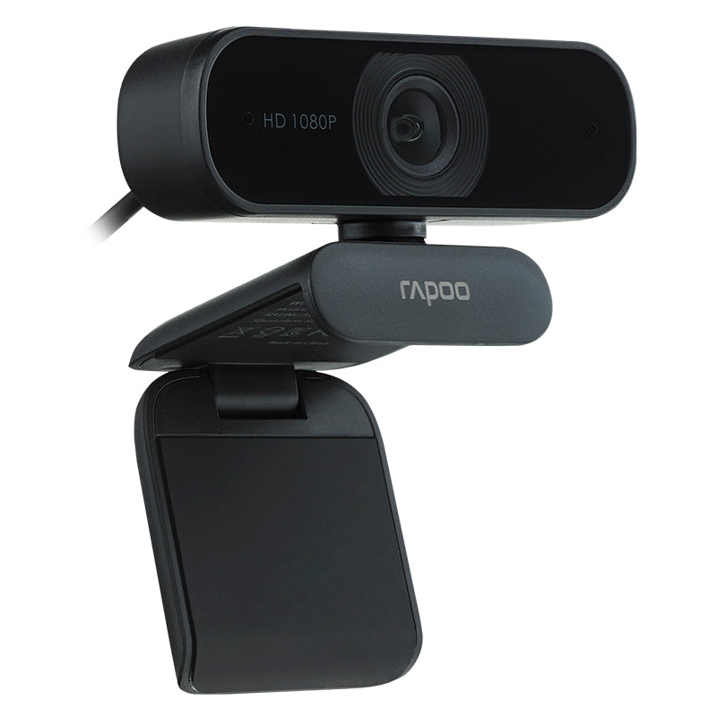 Rapoo 1080P Webcam with Microphone, 1 Year Warranty