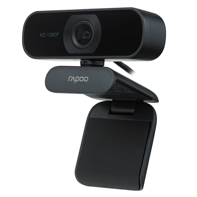 Rapoo 1080P Webcam with Microphone, 1 Year Warranty
