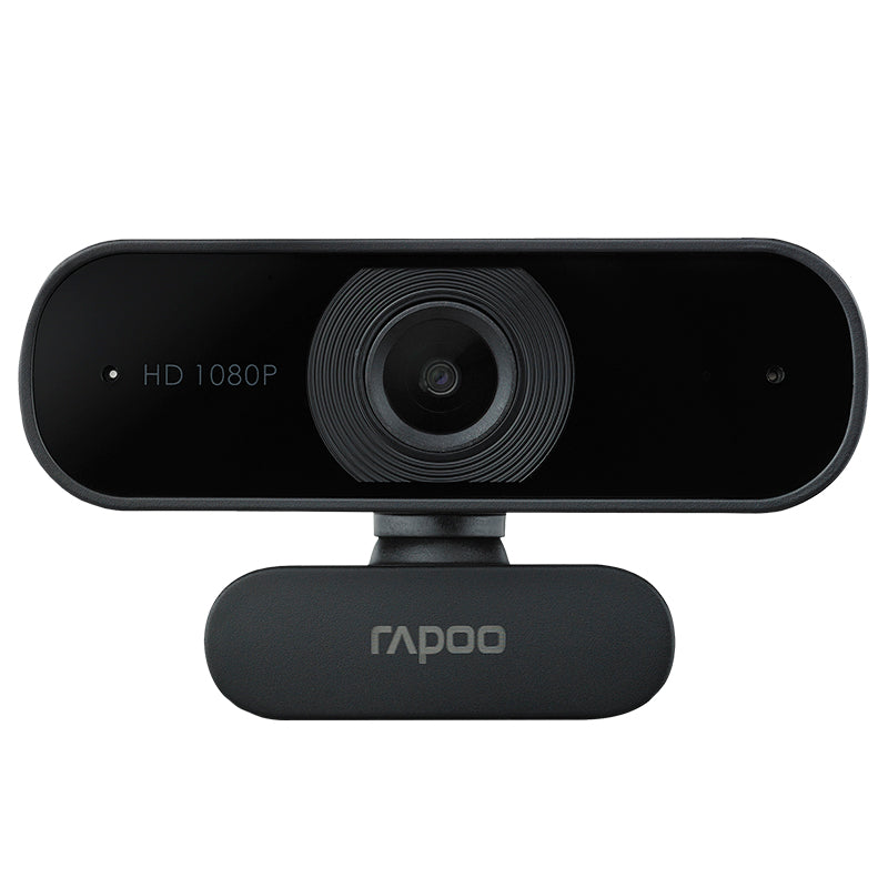 Rapoo 1080P Webcam with Microphone, 1 Year Warranty