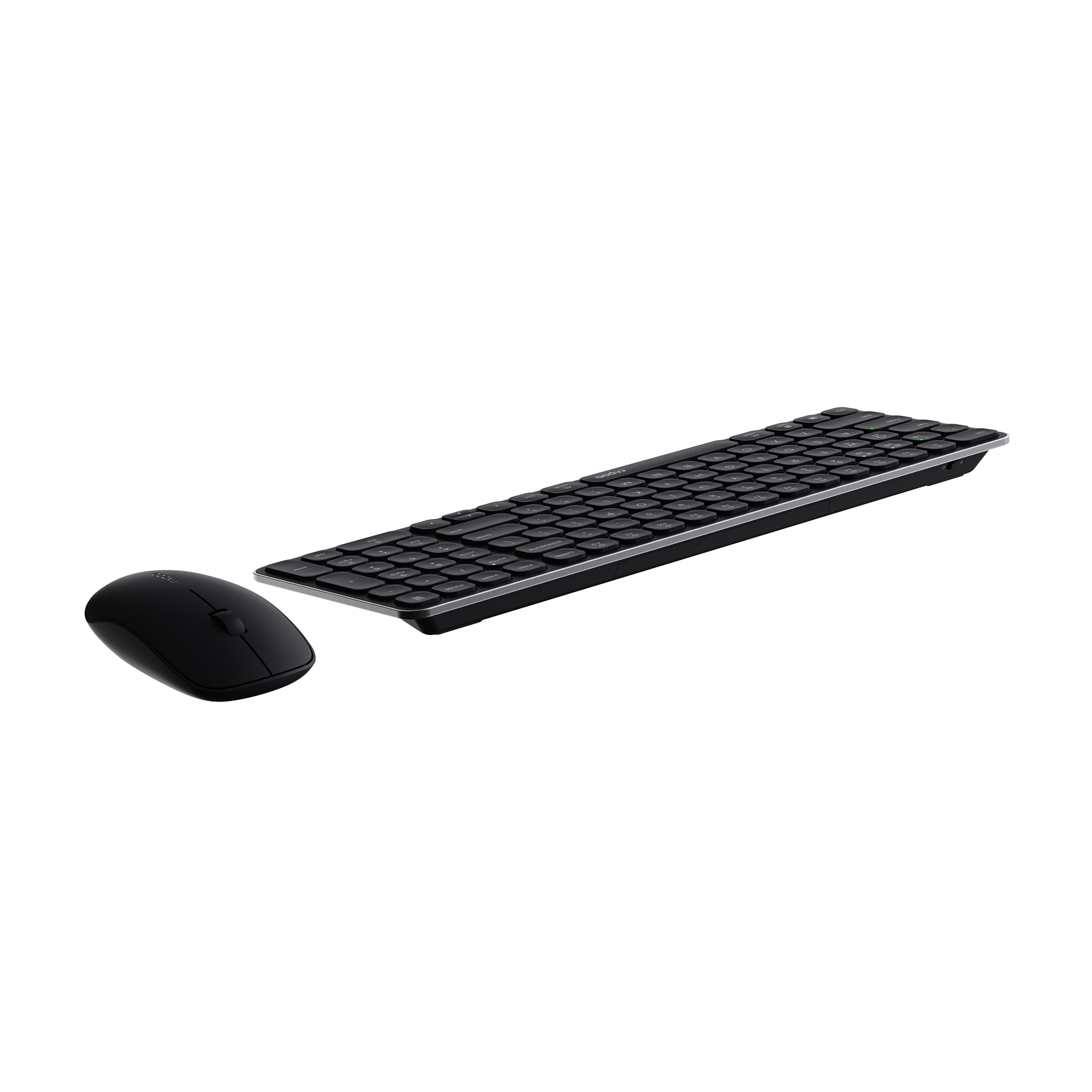 Rapoo Multi-mode wireless Optical Mouse & Keyboard US_Dark Grey, 1 Year Warranty