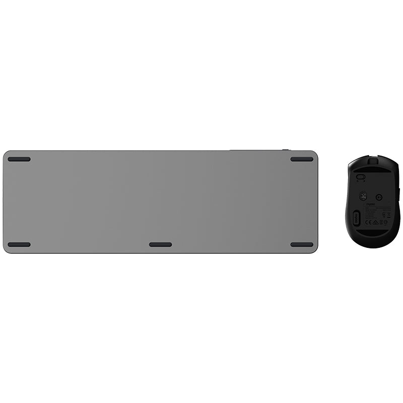 Rapoo Multi-mode wireless Optical Mouse & Keyboard US_Dark Grey, 1 Year Warranty