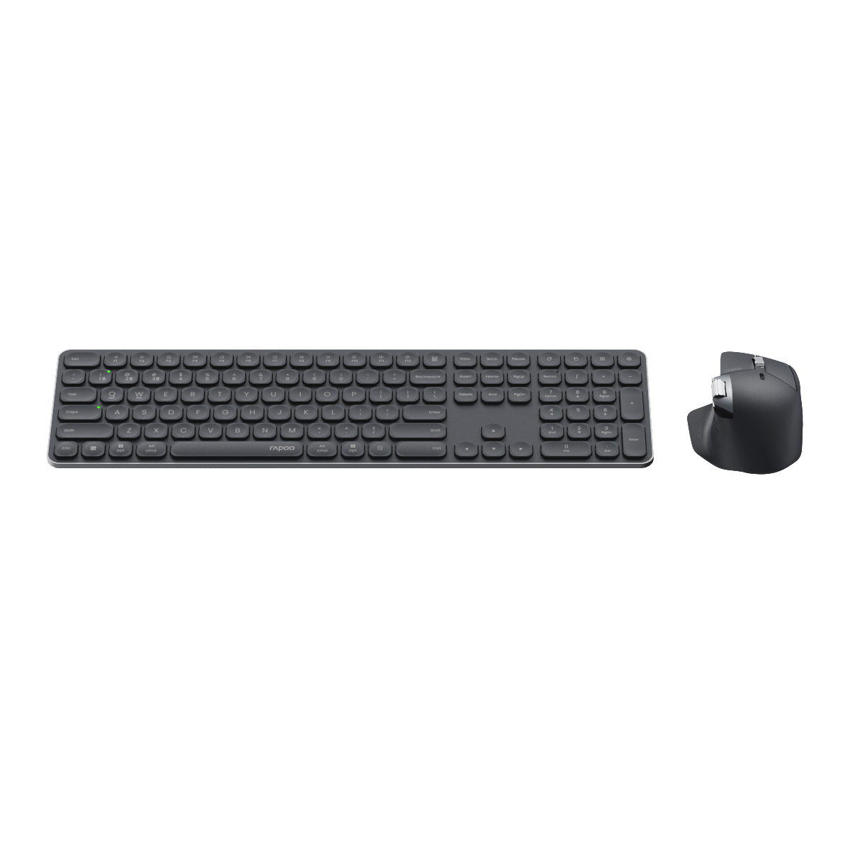 Rapoo Multi-mode wireless Optical Mouse & Keyboard US_Dark Grey, 1 Year Warranty