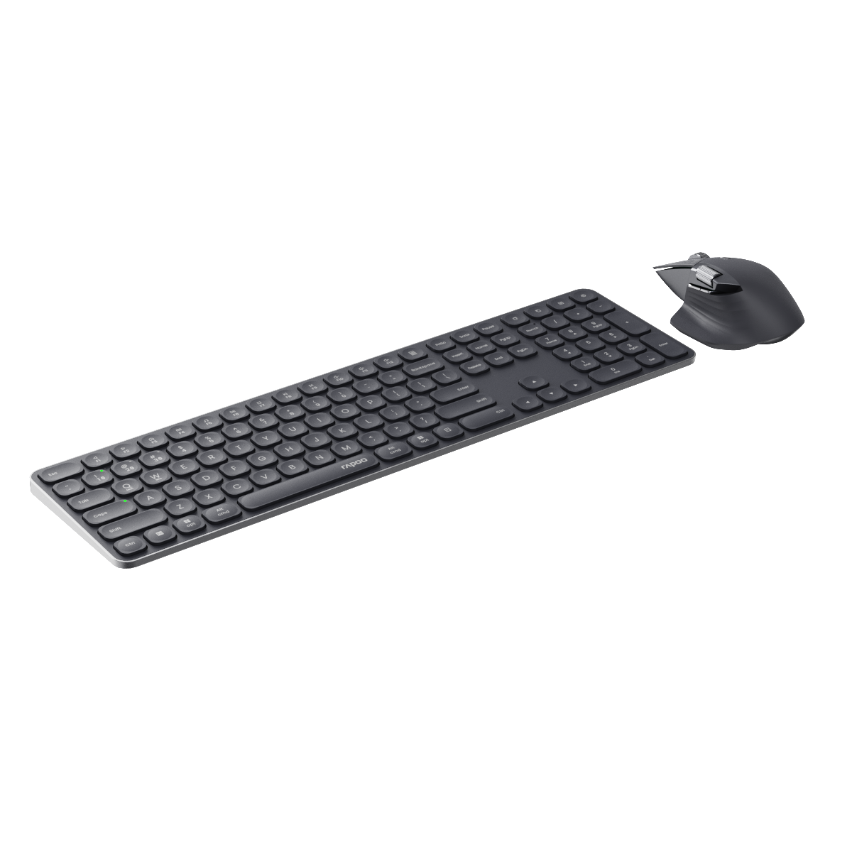 Rapoo Multi-mode wireless Optical Mouse & Keyboard US_Dark Grey, 1 Year Warranty