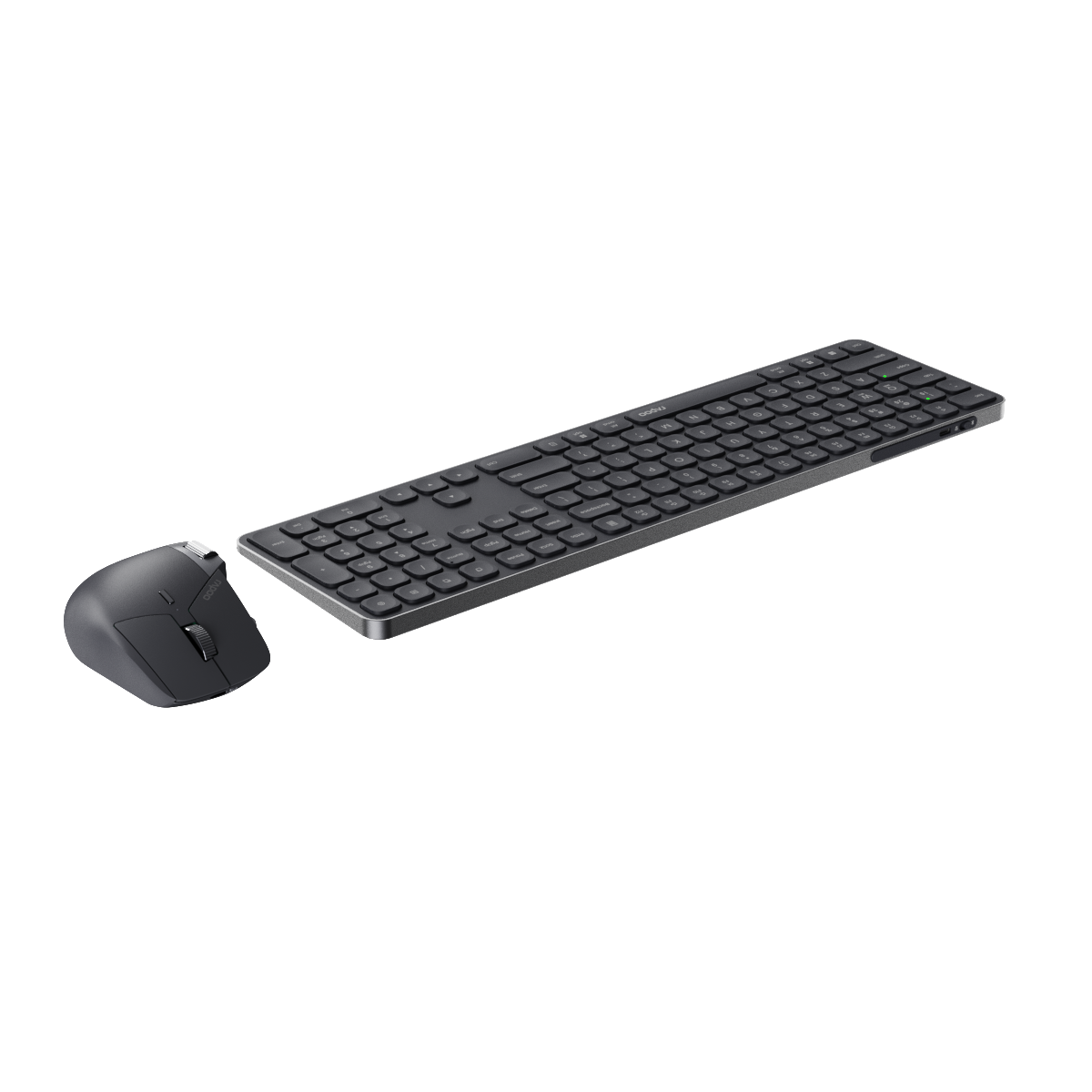 Rapoo Multi-mode wireless Optical Mouse & Keyboard US_Dark Grey, 1 Year Warranty