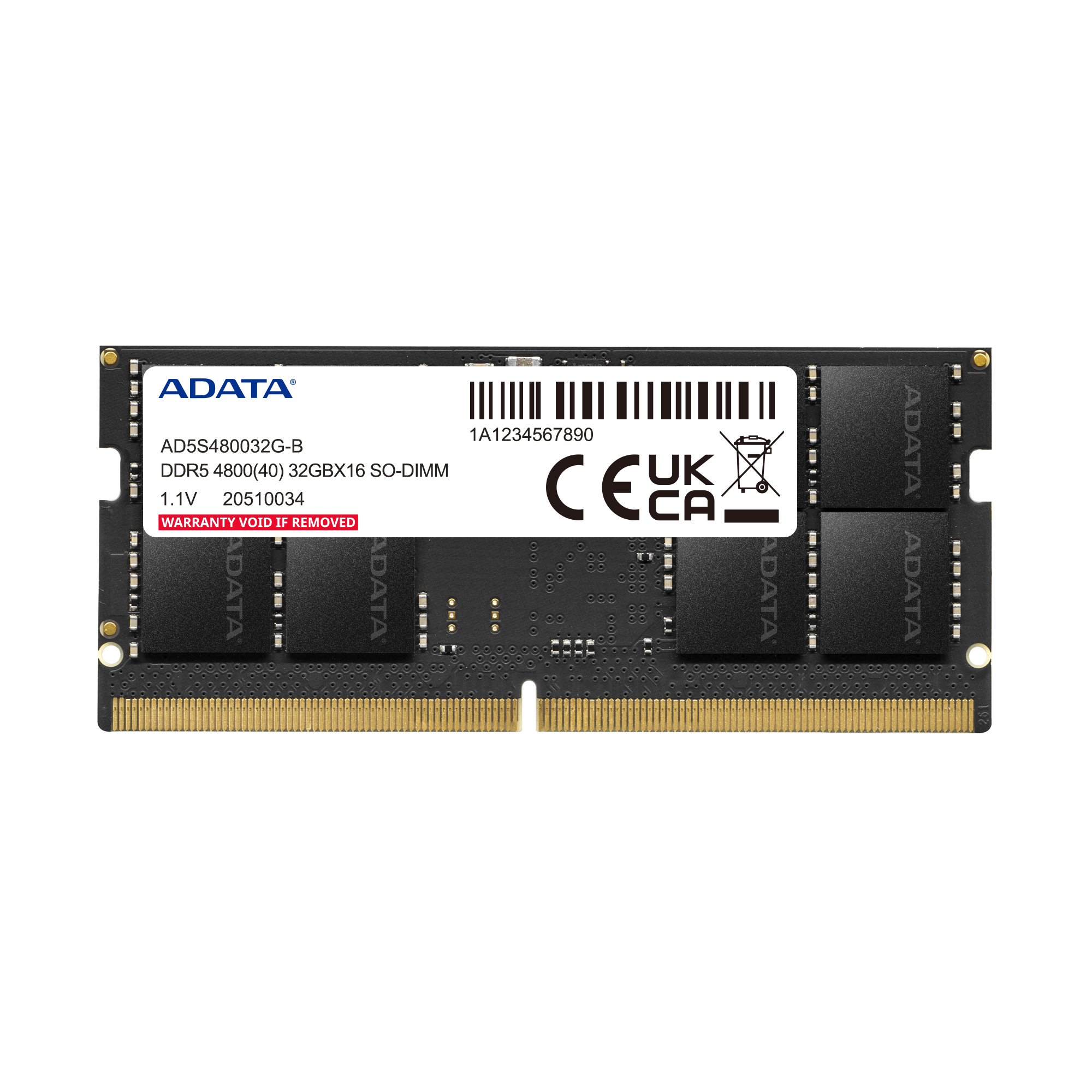 A-Data 1x32GB DDR5-4800 SO-DIMM (Laptop)