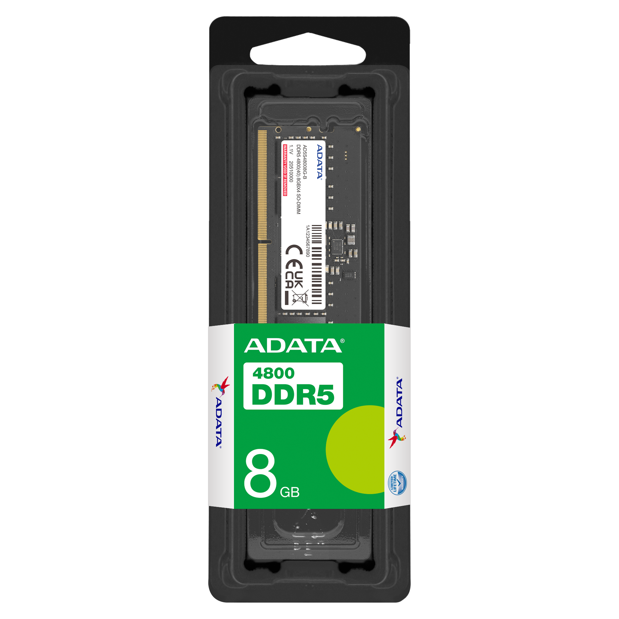 A-Data 1x8GB DDR5-4800 SO-DIMM (Laptop)