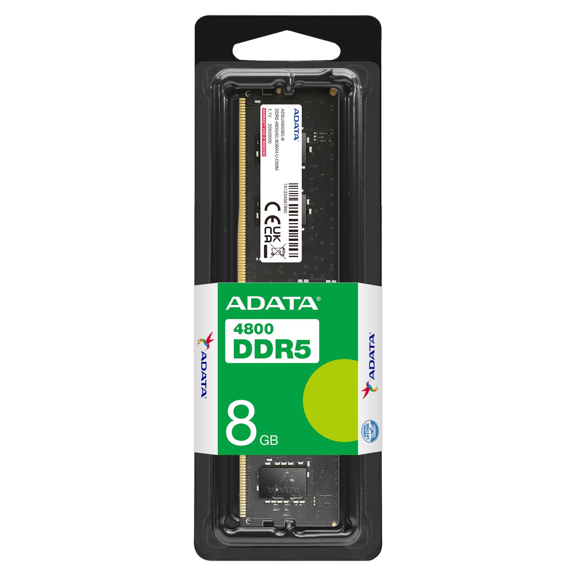 A-Data 1x8GB DDR5-4800 DIMM (Desktop)