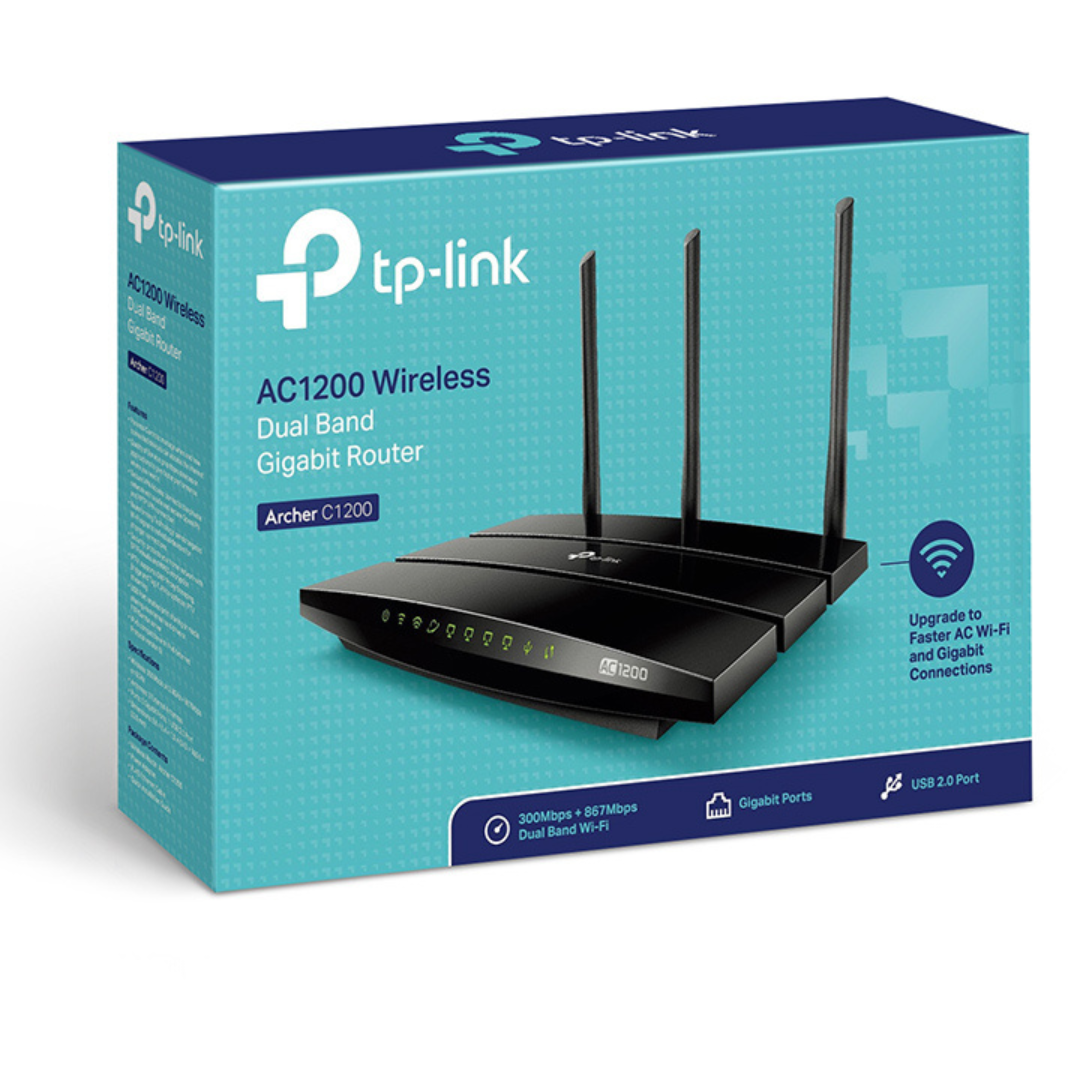 TP-link AC1200 Dual Band Wi-Fi Router, 2 Year Warranty