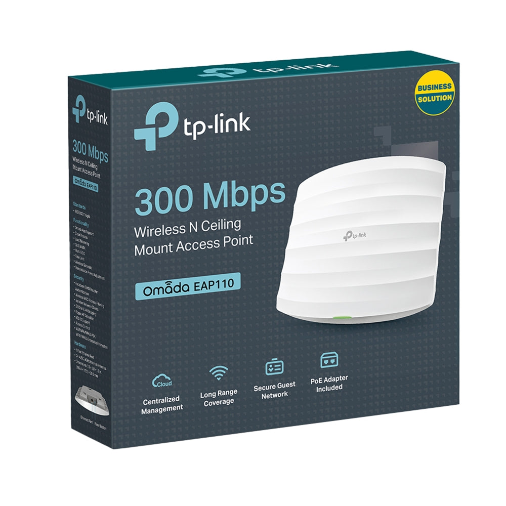 TP-link 300Mbps Wireless N Indoor Access Point, 2 Year Warranty