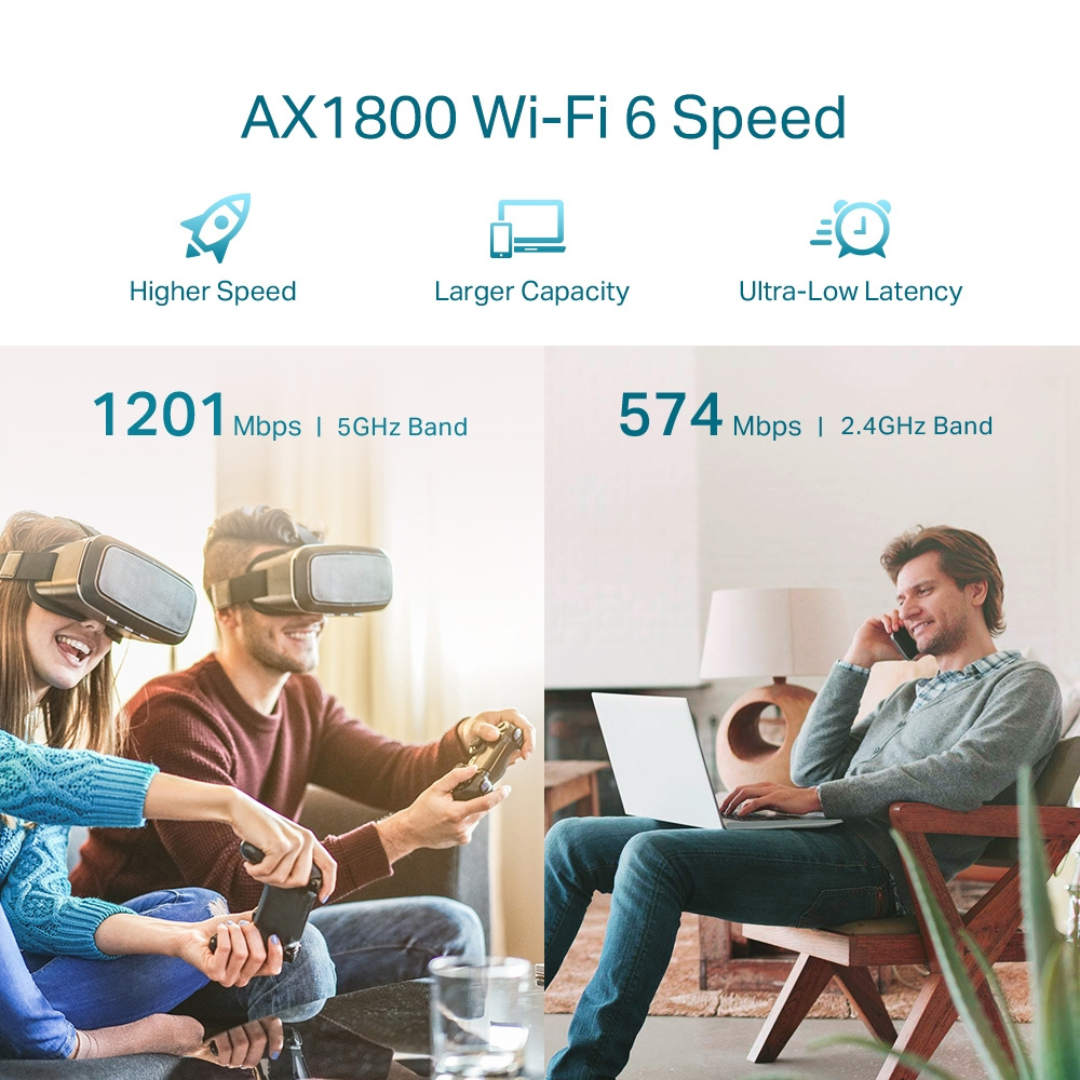 TP-link AX1800 Wi-Fi 6 Range Extender, 2 Year Warranty