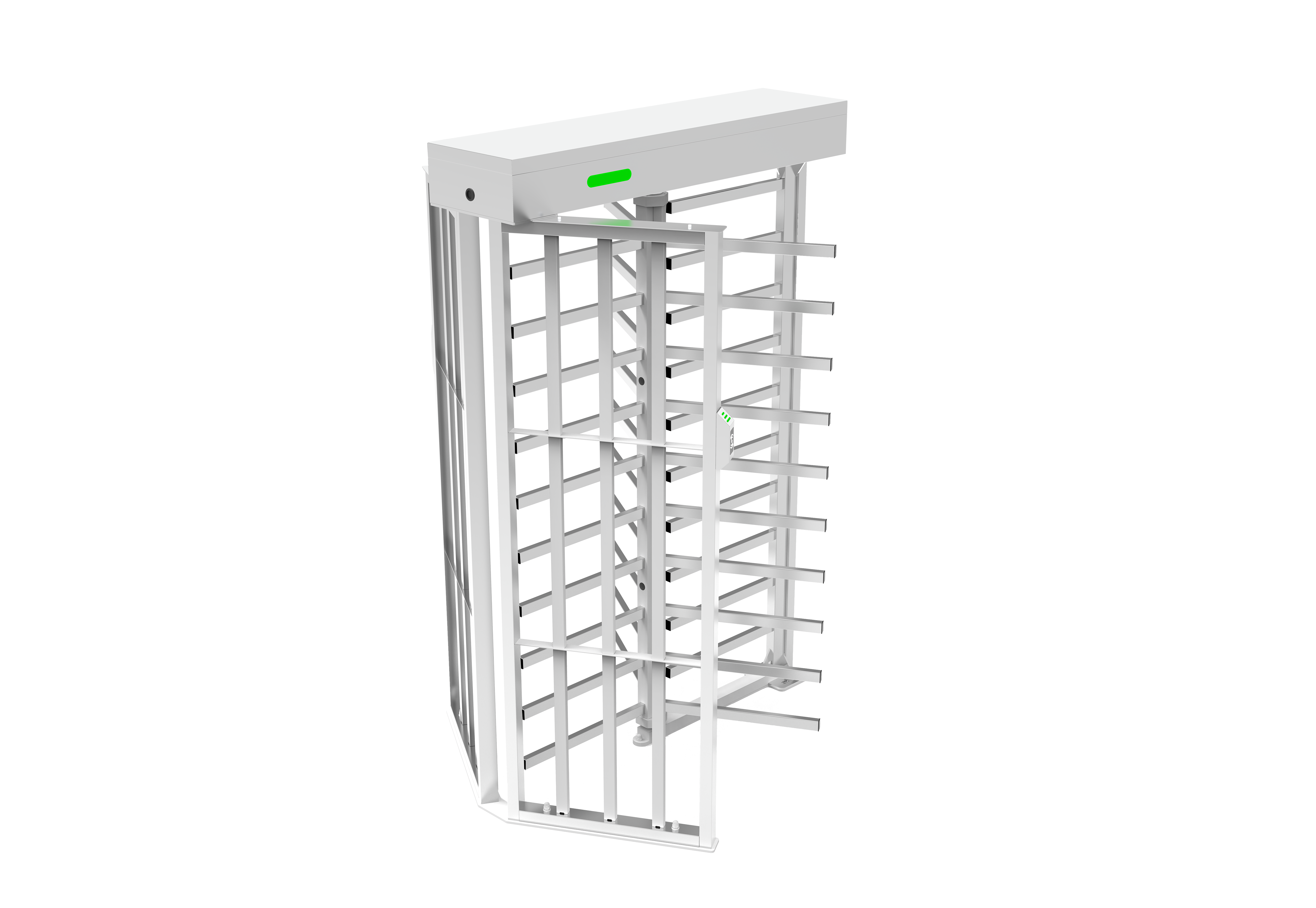 ZKTeco Full height Turnstile, with 2 x FR1200 & 1 Inbio 260