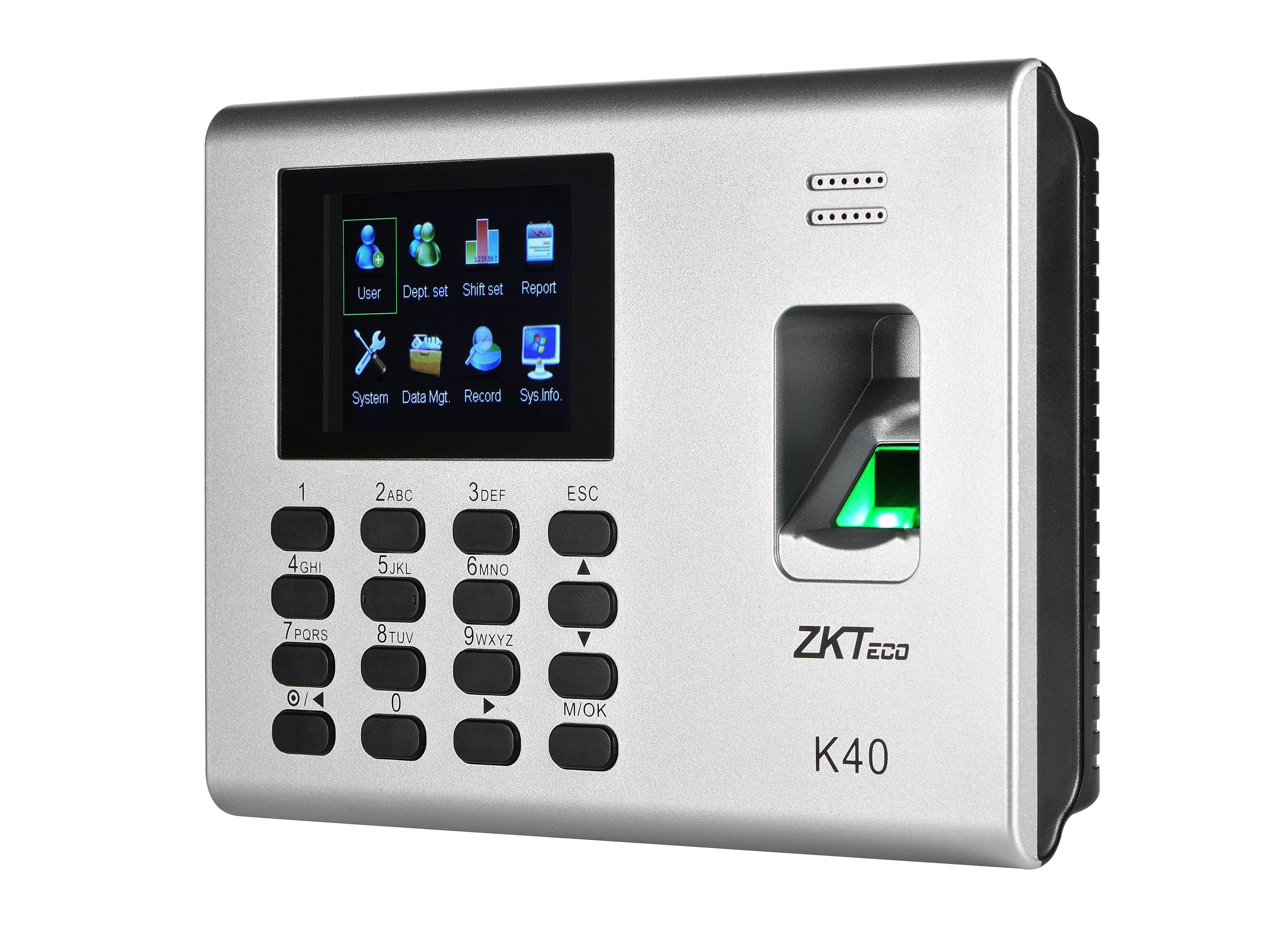 ZKTeco T&A Terminal with ID & Battery, Supports Biotime