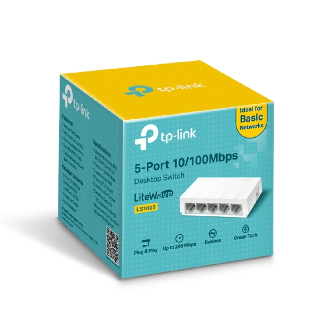 TP-link 5-Port 10/100Mbps Desktop Switch,2 Year Warranty