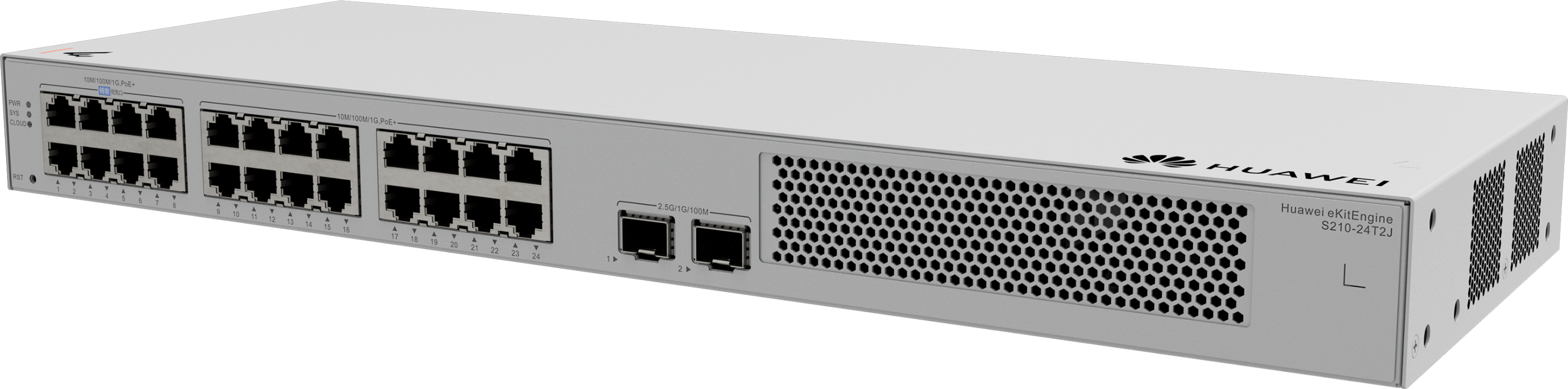 Huawei eKitEngine S210-24T2J 24-Port Gigabit Web-Managed Switch, 3 Year Warranty