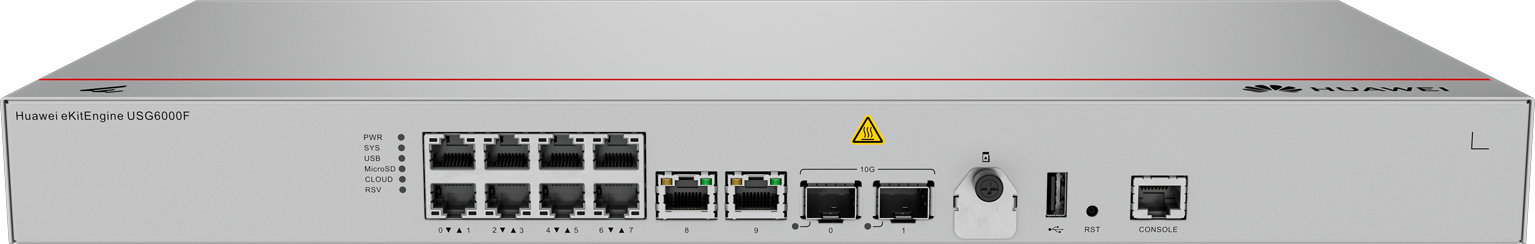Huawei eKitEngine USG6000F-S125-AC Next-Generation Firewall Host, 1 Year Warranty