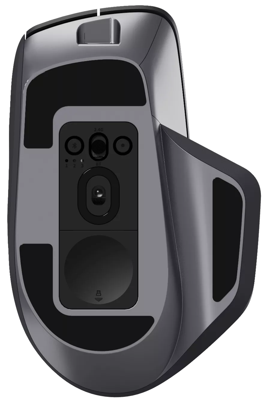 Rapoo Multi-mode Wireless Mouse Light Black, 1 Year Warranty