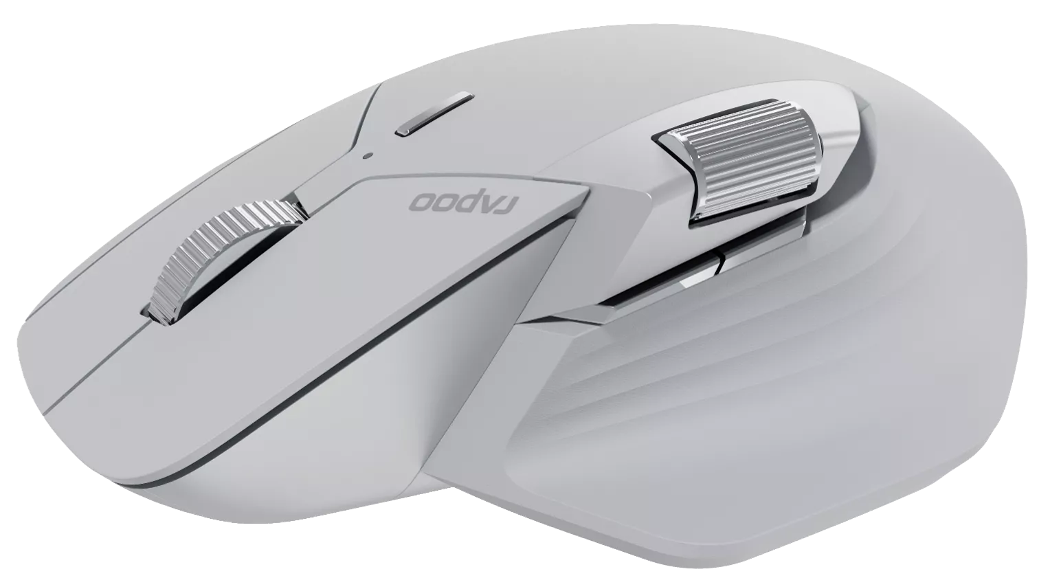Rapoo Multi-mode Wireless Mouse Grey White, 1 Year Warranty
