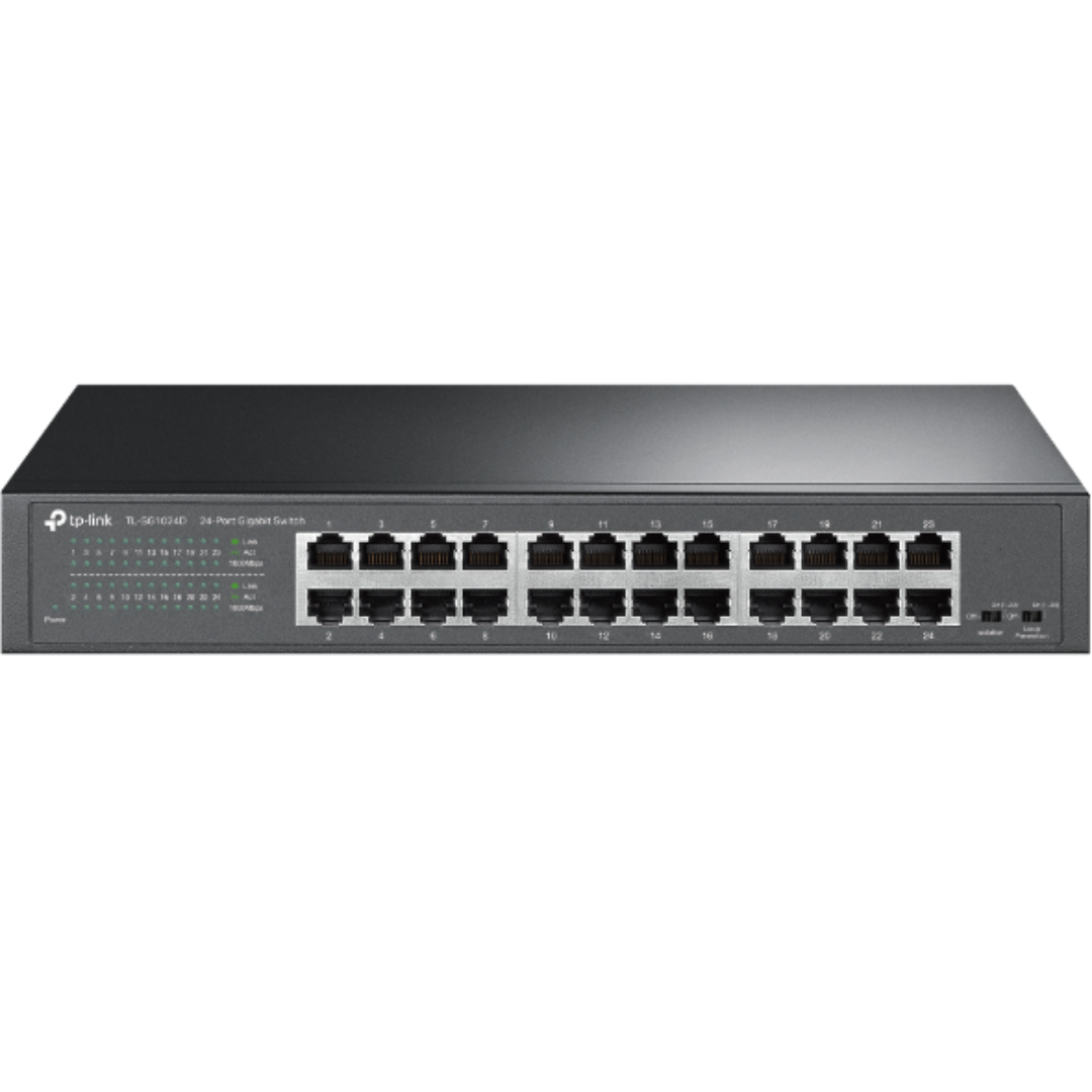 TP-Link 24-Port Gigabit Desktop/Rackmount Switch, 2 Year Warranty