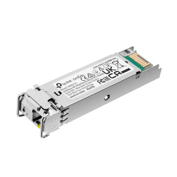 Omada 1000Base-BX WDM Bi-Directional SFP Module, 1 Year Warranty