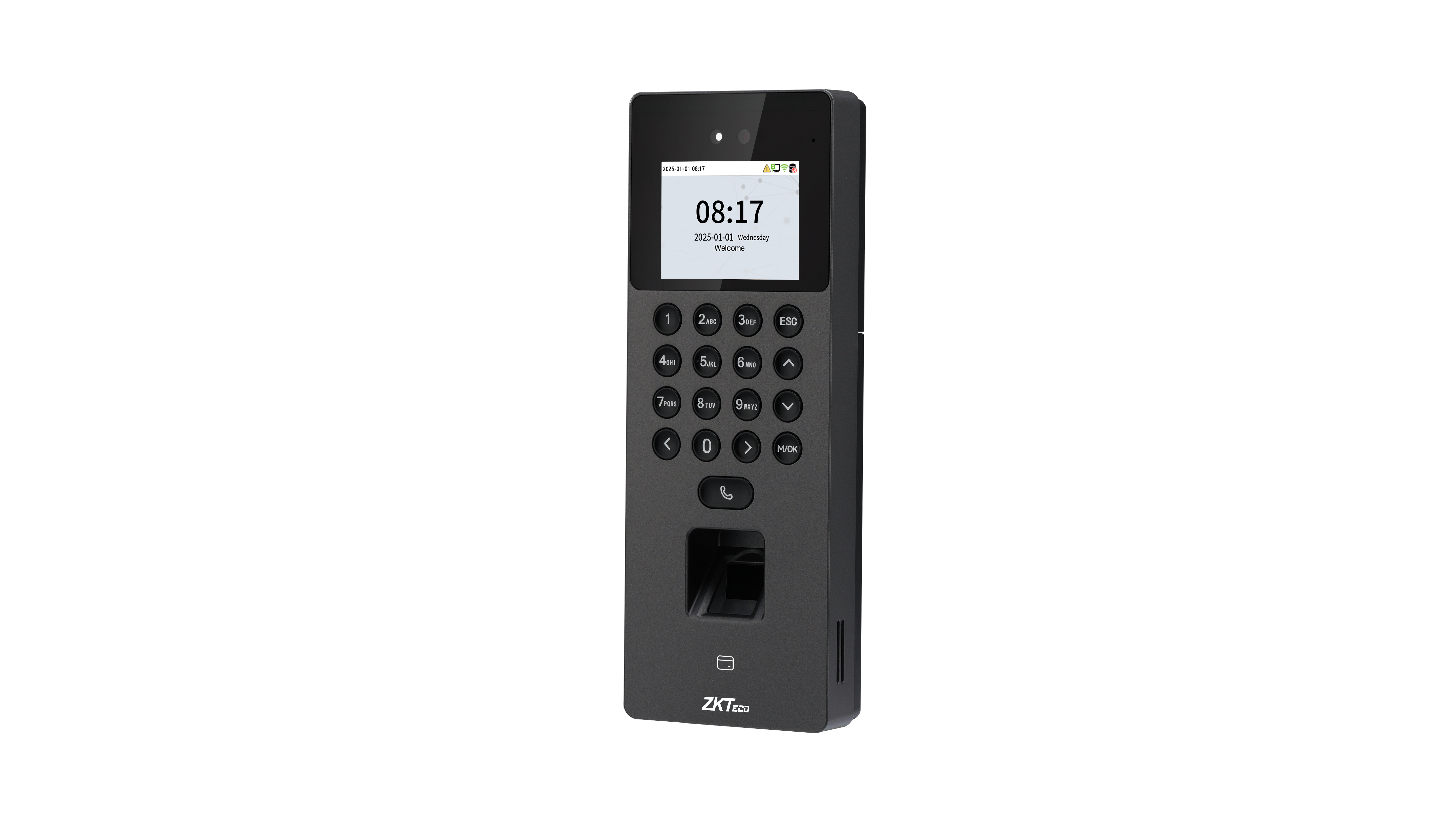 ZKTeco 2.4" Display, Face, Fingerprint & RFID Terminal, 1 Year Warranty