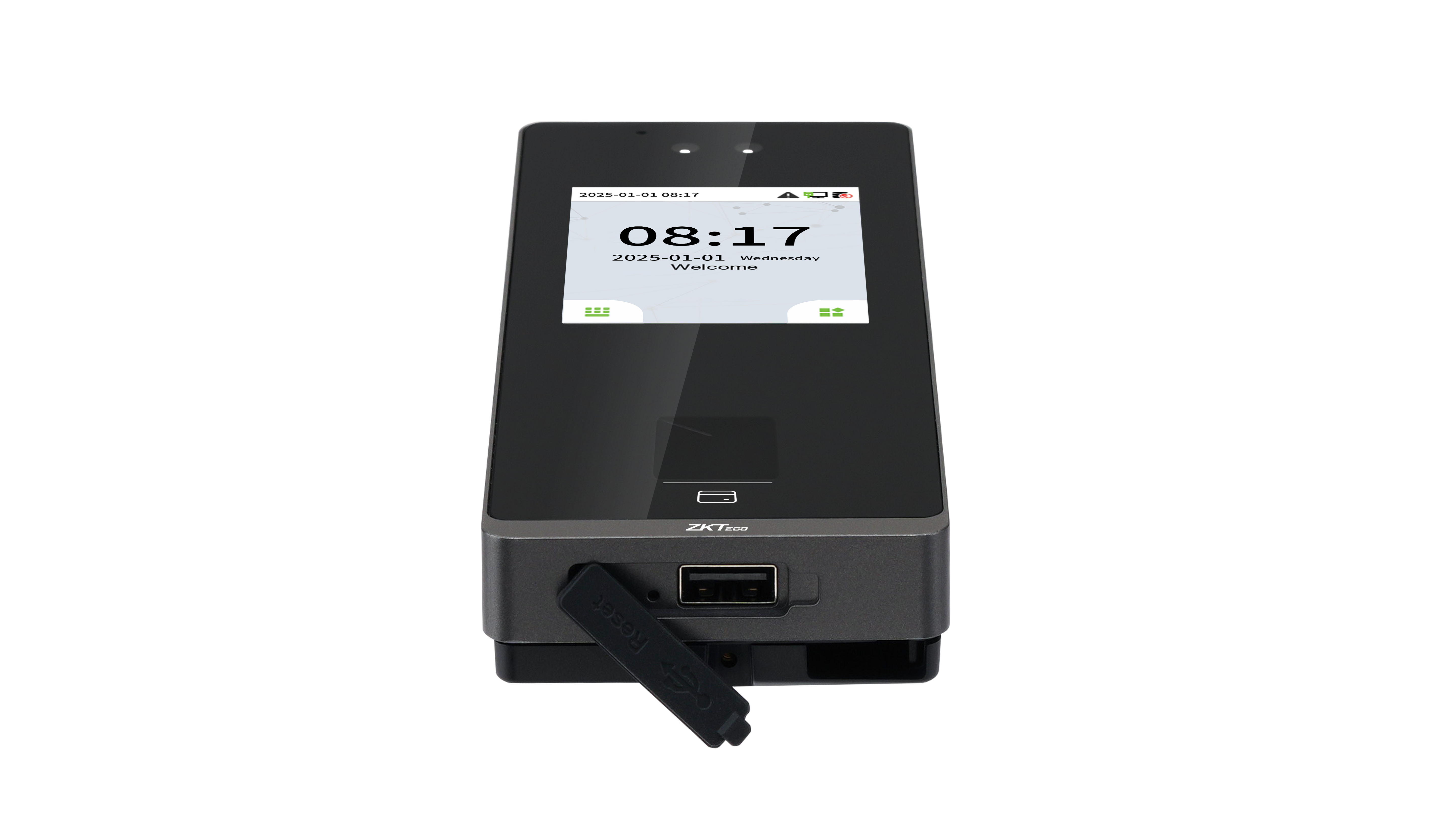 ZKTeco 2.8" Touch, Face, Fingerprint & RFID Outdoor IP65 Terminal, 1 Year Warranty