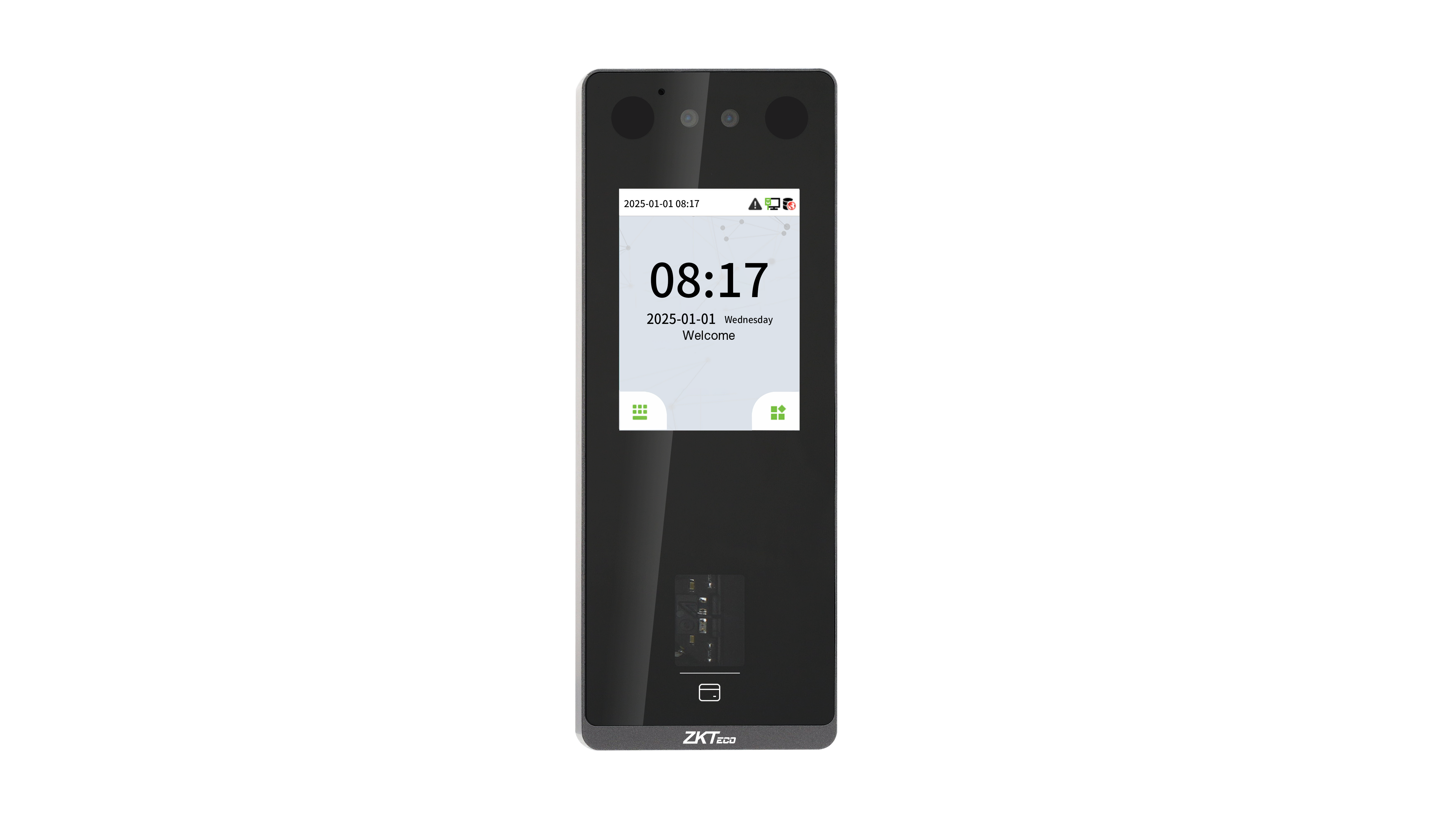 ZKTeco 2.8" Touch, Face, Fingerprint & RFID Outdoor IP65 Terminal, 1 Year Warranty