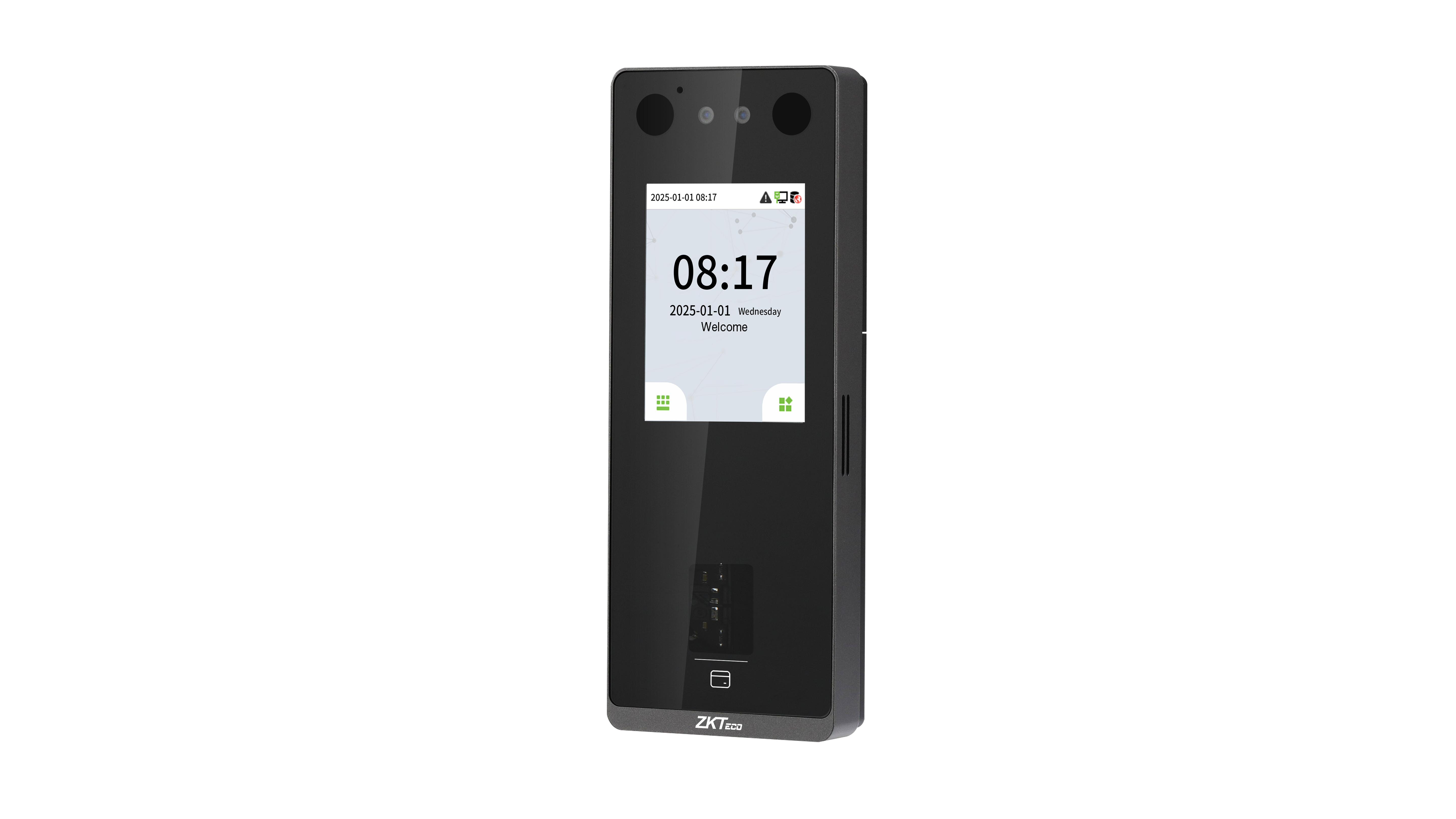 ZKTeco 2.8" Touch, Face, Fingerprint & RFID Outdoor IP65 Terminal, 1 Year Warranty