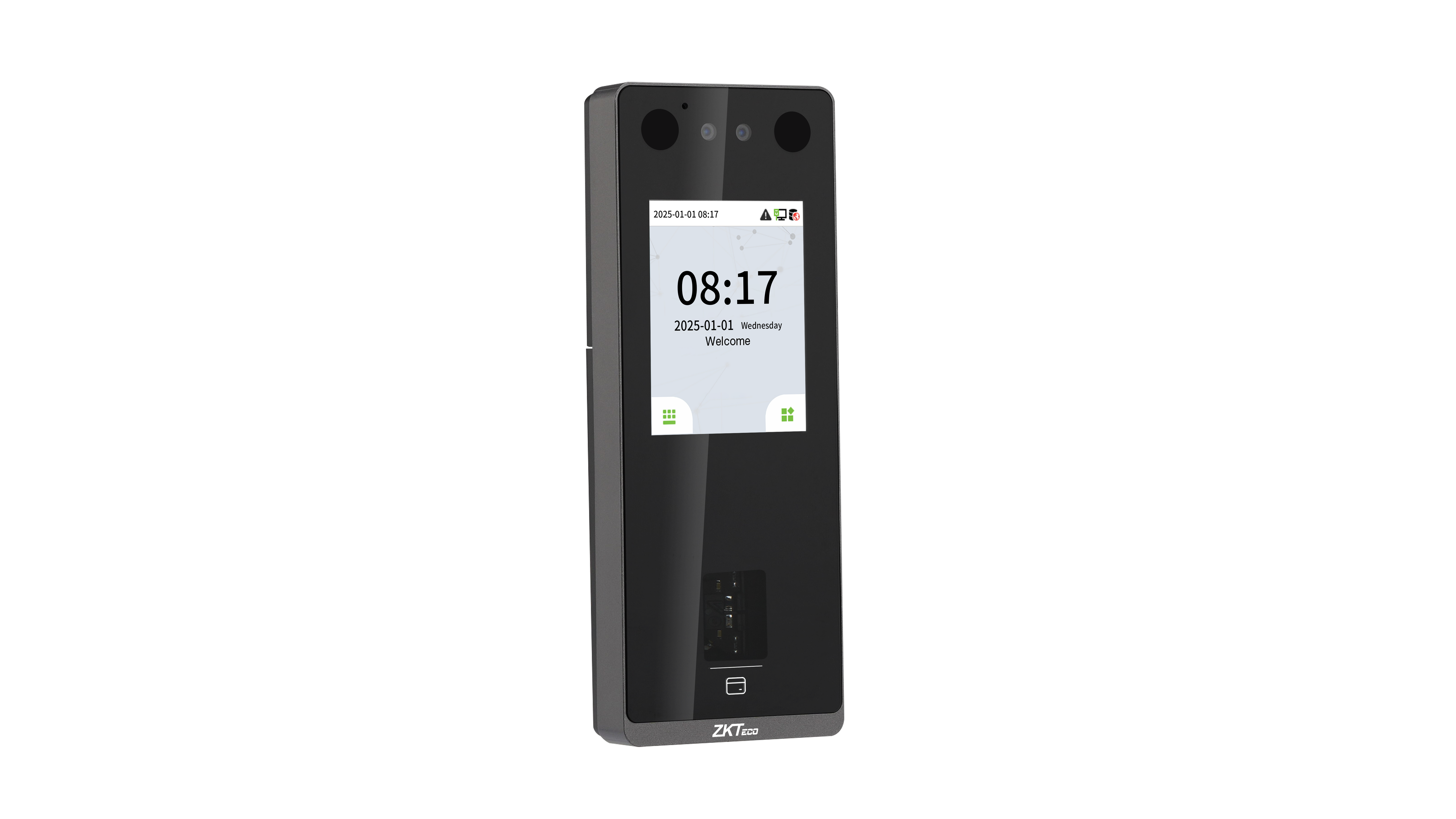 ZKTeco 2.8" Touch, Face, Fingerprint & RFID Outdoor IP65 Terminal, 1 Year Warranty