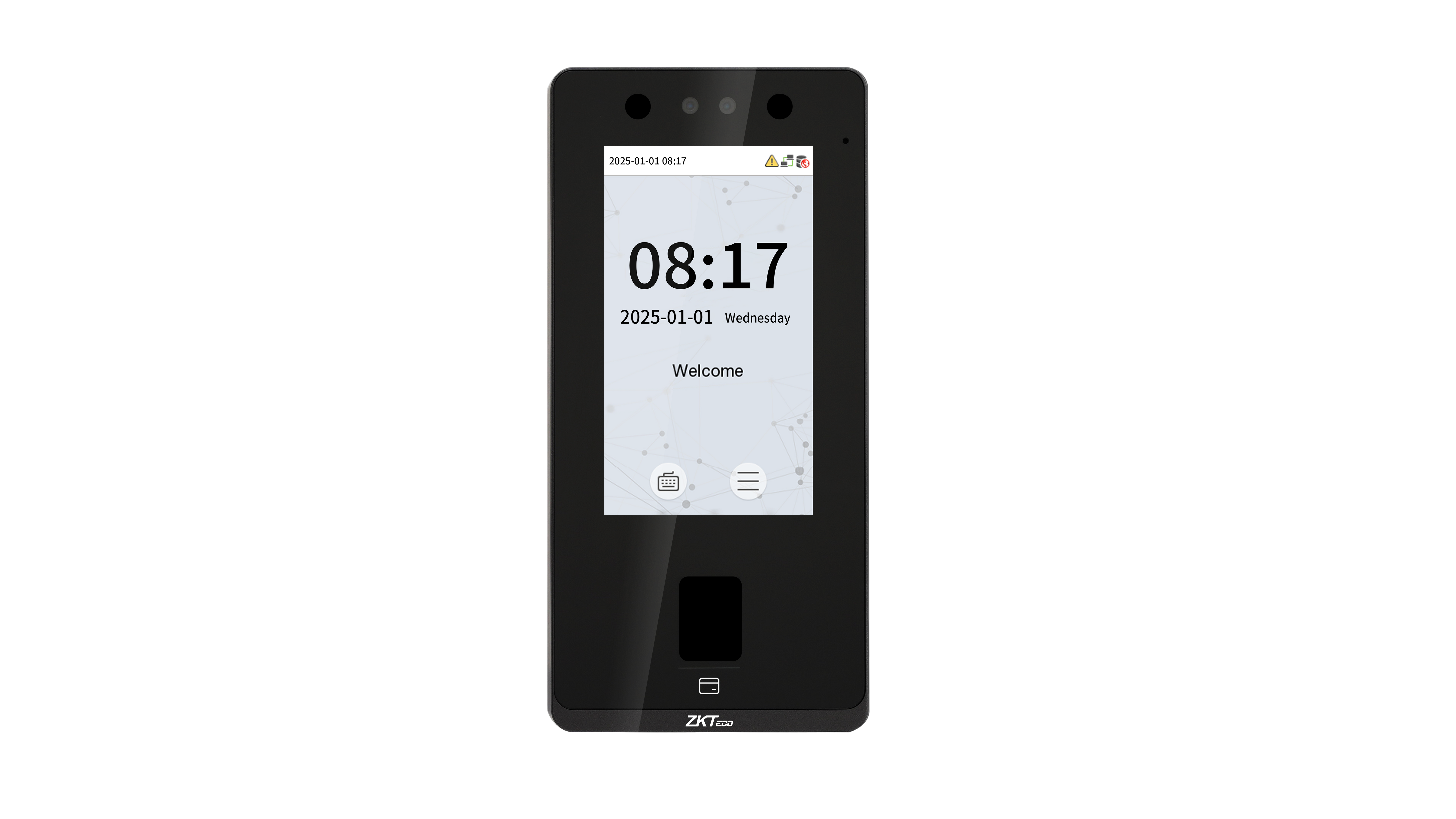 ZKTeco 4.3" Touch, Face, Fingerprint & RFID Outdoor IP65 Terminal, 1 Year Warranty