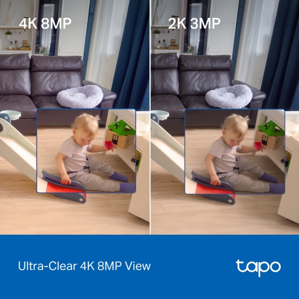 TP-Link Tapo C260 4K Ultra HD Pan/Tilt AI Indoor Wi-Fi Security Camera