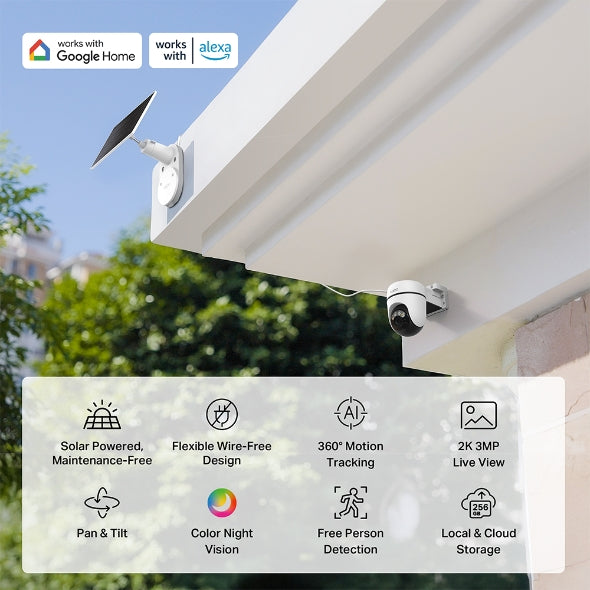 TP-Link Tapo C610 KIT Solar-Powered 4G LTE Outdoor Security Camera