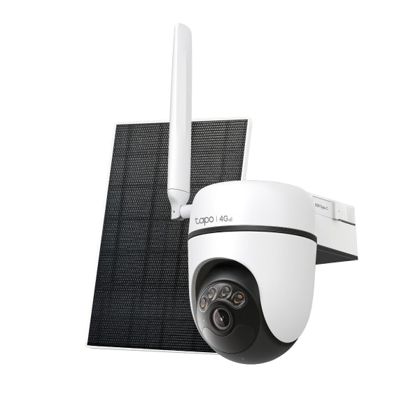 TP-Link Tapo C615G KIT Solar-Powered Pan/Tilt 4G LTE Outdoor Security Camera
