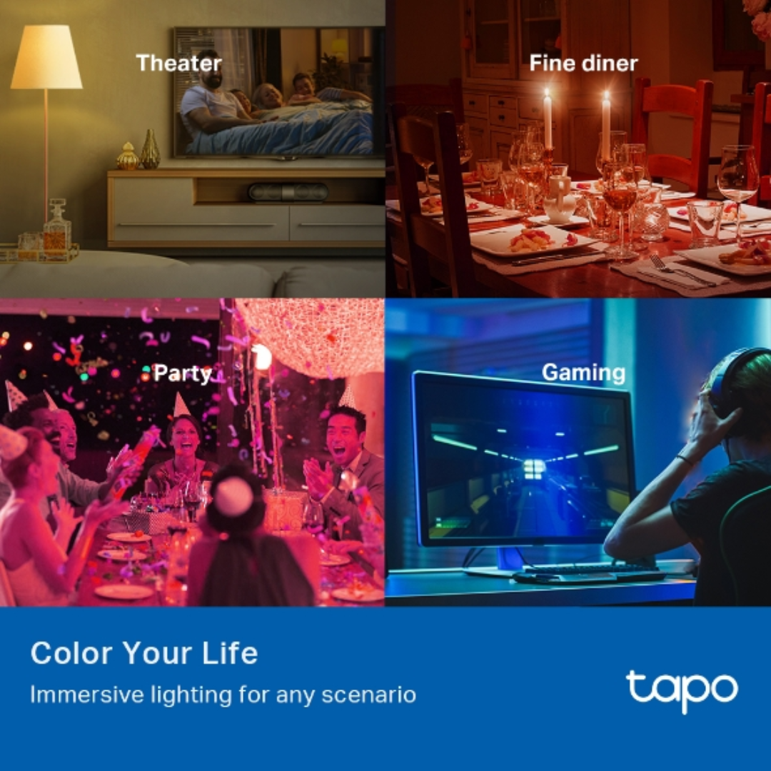 TP-Link Tapo Smart Wi-Fi Light Bulb, Multicolor, 2 Year Warranty